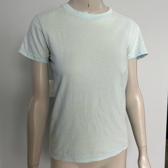 American Apparel Basic Tee in the color Powder Blue - Picture 4 of 14